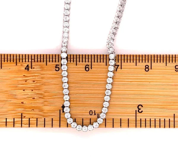 9ct Yellow/White Gold Round CZ Tennis Bracelet Ladies 2.7g BRAND NEW