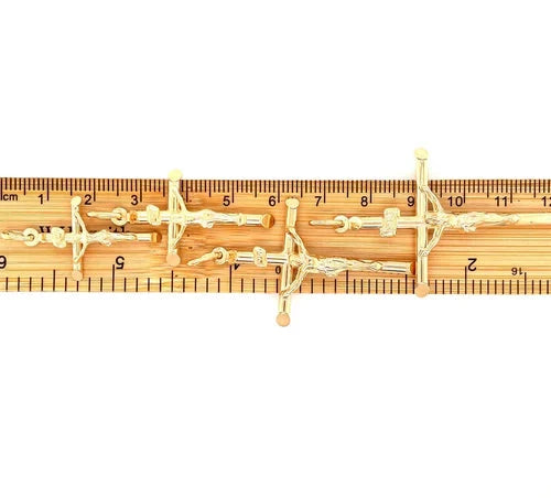 Crucifix Gold Cross, 9k Gold Pendant Cross For Men, Cross For Women, Cross Pendant, Genuine Cross Pendant