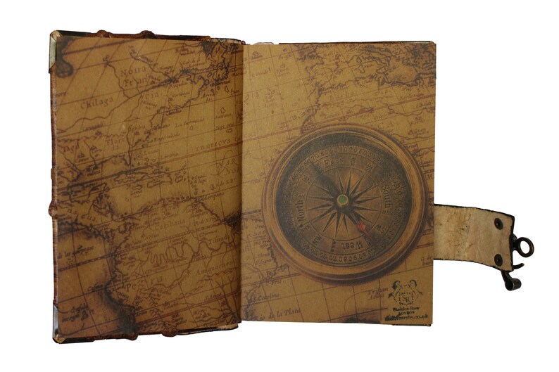 Large Leather Blue Journal Notebook Diary Sketch Book /Music Journal/Christmas Birthday Unisex Gift Mothers day gift