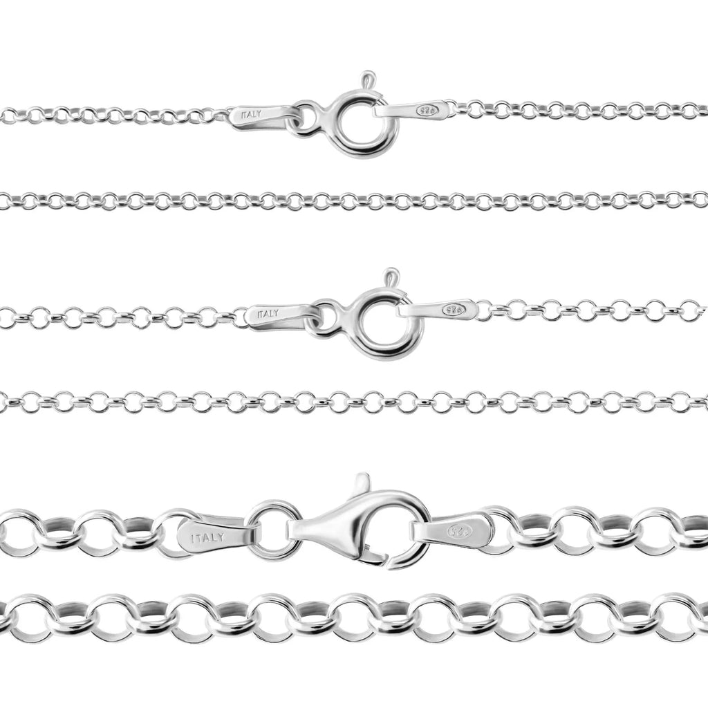 24 Inch Silver Belcher Chain 925 Sterling Silver Belcher Chain